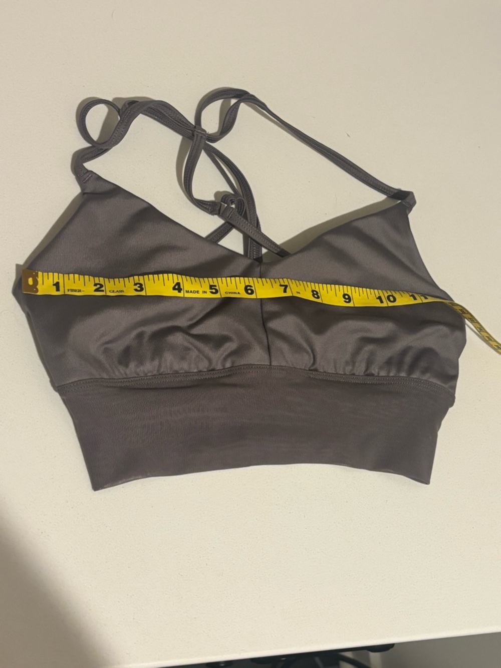 Alo Yoga Lavish Bra in Purple Dusk XS EUC Mesh Band - Picture 7 of 10